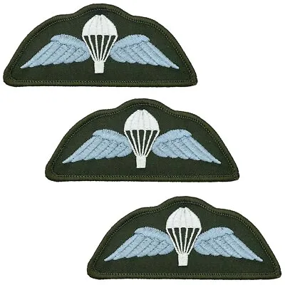 Airborne Para Wings 3 Pack - Hook & Loop Flash Military Cloth Patches • £9