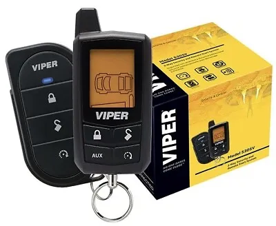 Viper 5305V Remote Start Pager LCD Car Alarm Security System 1/4 MILE RANGE • $165