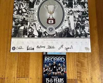 Carlton Blues AFL  Memorabilia Signed Proud History Poster Ron Barassi  New • $149