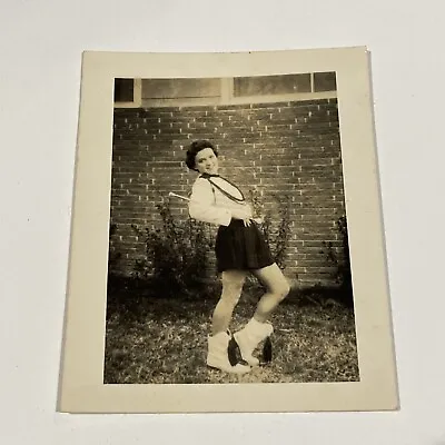 Vintage Photograph 1940s Majorette Marching Band • $12