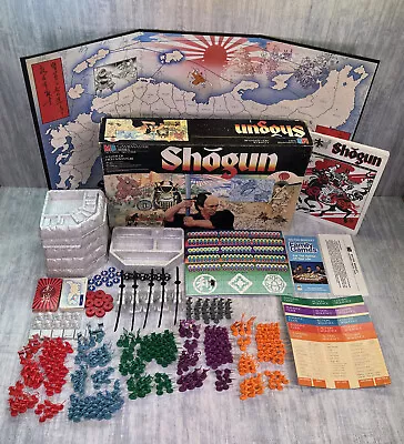 1986 Shōgun (Samurai Swords) Board Game Gamemasters Series By Milton Bradley • $109.28