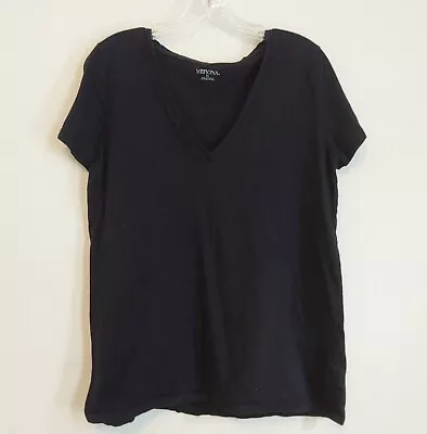 Merona Womens Short Sleeve T Shirt Black Size XL • $12.99