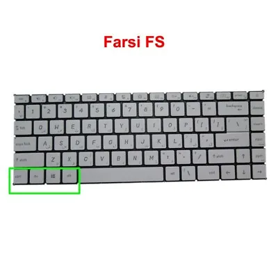 Backlit Keyboard For MSI Modern 15-A10 A10M A10RAS A10RBS MS-1551 Farsi FS White • $33