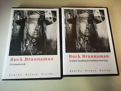 Buck Brannaman 2 DVD Bundle Groundwork & Trailer Loading Free Shipping • $79