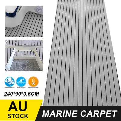 $60.95 • Buy EVA Boat Flooring Boat Teak Decking Yacht Marine Carpet Mat Light Gray Non-slip