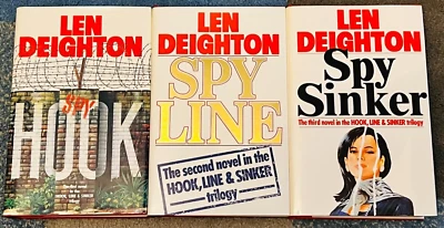 £19.99 • Buy Len Deighton - Spy : Hook, Link & Sinker Trilogy - Set Of 3 Hardback Novels