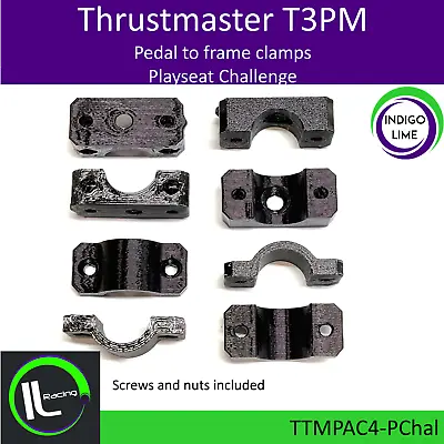 Playseat Challenge Thrustmaster T3PM Pedal To Frame Clamps • £24.99