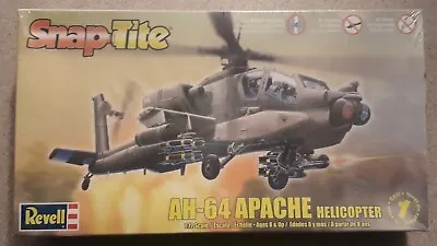 AH-64 Apache Helicopter 1:72 Scale Revell Snap-Tite 2008 (Sealed) • $14
