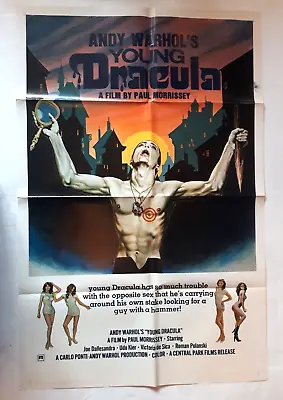 ANDY WARHOL'S YOUNG DRACULA ORIGINAL POSTER US 1SHEET ONE-SHEET 27x41  • £150