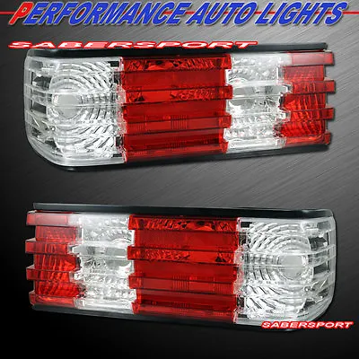 Set Of Pair Red Clear Taillights For 1981-1991 Mercedes W126 S-Class 2DR 4DR • $139.99
