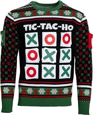 Adult Tic Tac Ho Festive Holiday Party Game Interactive Ugly Christmas Sweater • $69.95