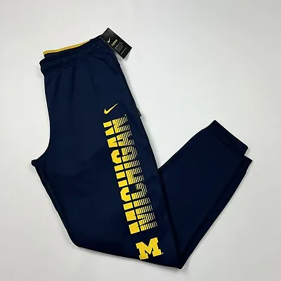 NEW! Men’s Nike NCAA Michigan Wolverines On-Field Jogger Pants Size Medium W/Tag • $89.99