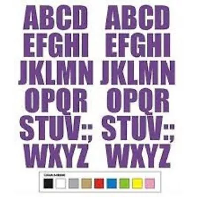 £0.99 • Buy House Numbers & Letters  Self Adhesive  Name Letters Stickers 4  Decal Letters..