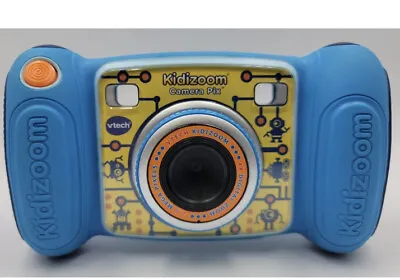 VTech Kidizoom Duo Digital Camera Toy Blue Yellow 1936 Tested Kids • $25