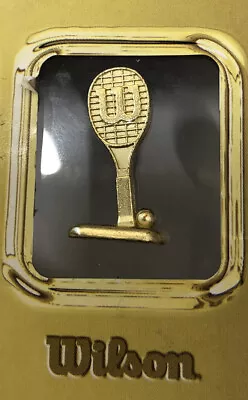 WILSON TENNIS RACKET  Monopoly Empire GOLD TOKEN Metal Game Piece Part -  B11 • $6.99