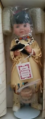 Little Basketweaver Hamilton Collection Indian Doll Val Shelton Nib Coa 0871  • $18