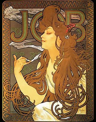 Job (1896) By Alphonse Maria Mucha Art Painting Print • $10.99