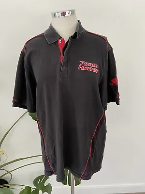 GENUINE Honda Racing Team Polo Shirt Size Large • £18.60