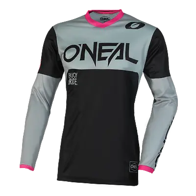 O'Neal Element Jersey Off-Road Moto Racewear V23 Black/Pink GIRLS XL CLOSEOUT • $20.99