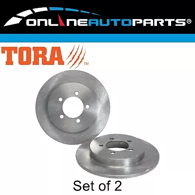 2 Rear Disc Brake Rotors For Ford Explorer UT UX UZ V8 4.6L Limited Wagon Pair • $77.95