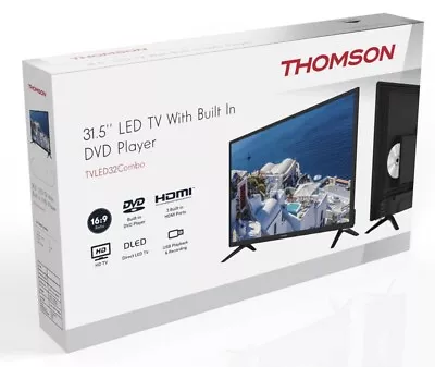 Thomson 31.5” HD Tv With Built In DVD Player-Brand New-Free Delivery Included ! • $299