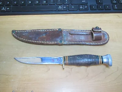 Vintage KA-BAR  Kabar Skinning Hunting Knife USA • $29.99