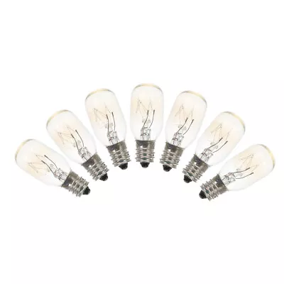  10 Pack Wax Warmer Bulbs T20 25W Clear Globe Bulb E12 Screw Base Transparent • £8.97