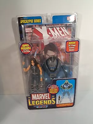 Marvel Legends Apocalypse Series X-23 Action Figure & Comic NIB • $30