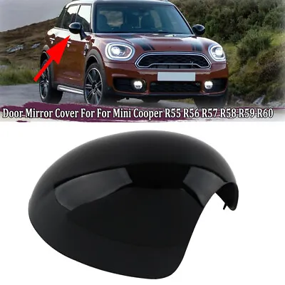 Right Side Door Wing Rear View Mirror Cover Cap For Mini R55 R56 R57 R58 R59 R61 • $20.50