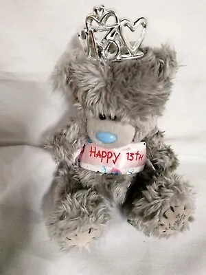 Me To You 13th Grey Tatty Teddy With Tiara And Sash 6  Sitting New With Tags • £19.99