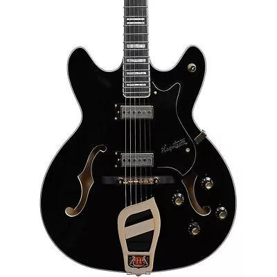 Hagstrom '67 Viking II Hollowbody Guitar Standard Black Gloss 197881071202 RF • $1079.99