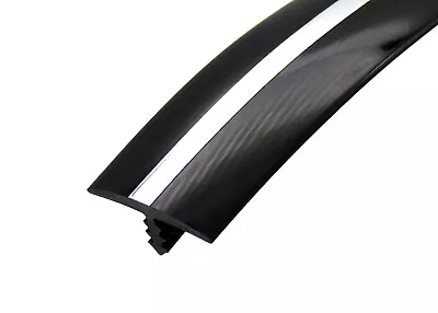 20ft Roll Of 5/8  Black-Chrome-Black Plastic T-Molding For Arcade MAME Cabinet • $17