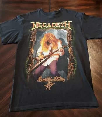 Dave Mustaine Vintage Megadeth Shirt Short Sleeve Black Unisex S-2345XL • $17.96
