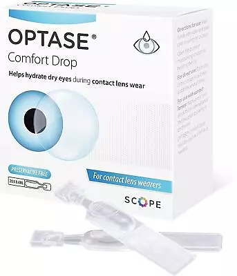 £7.11 • Buy Optase Comfort Drops Helps Hydrate Dry Eyes During Contact Lens FLAT PACKED P&P