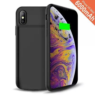 $67.99 • Buy Fits IPhone 6 6S 7 8 PLUS X XR XS MAX Slim Power Bank Battery Case Charger Cover