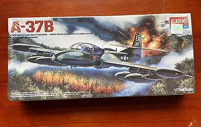 Academy Hobby Model Airplane Kit A-37B  1:72 Scale #12461 NIB Sealed Dragonfly • $15