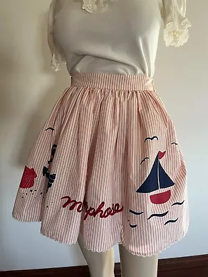 Japanese Metamorphose Temps De Fille Marine Stripe Skirt W/petticoat Lolita • $89