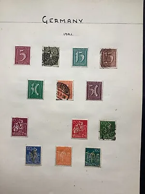99p Start-Seven Pages Germany Stamps-all Pictured.BA310 • £0.99