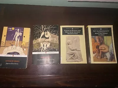 Vintage Classics Lot Of 4 ( Guy De Maupassant) (Mary Shelley) Penguin Classics • $8