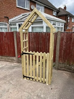 Garden Arch With A Gate. Ebay Message First To Check Delivery To Your Area • £250