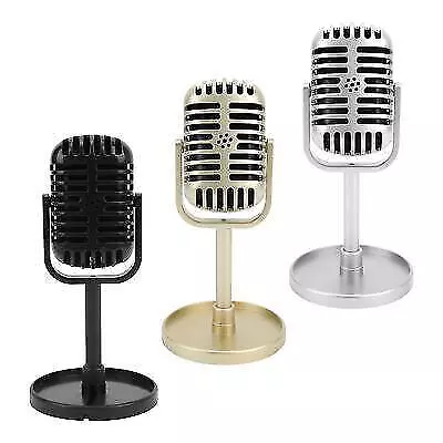 Vintage Style Retro Filming Prop Mic - Multicolor Replica Microphone • $8.11