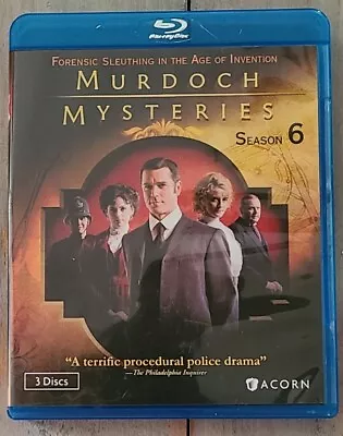 Murdoch Mysteries: Season 06 Blu-ray (2013) USED Very Good Condition • $8