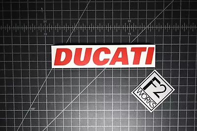 Ducati Logo Race Decal [2 PACK] SS Desmosedici Panigale MotoGP Race • $17.88