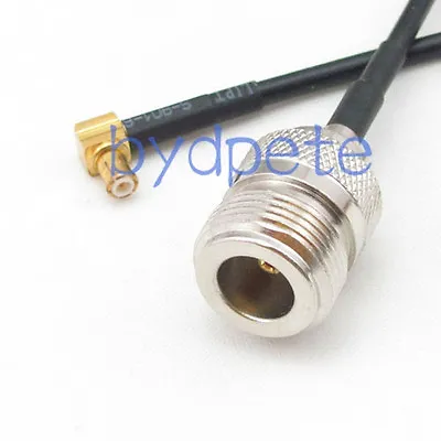 $3.61 • Buy MCX Male Right Angle 90 Degree To N Female Jack RF Pigtail Coax RG174 Cable 15cm