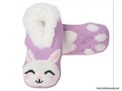 NEW GYMBOREE  EASTER Slippers Warm  Bunny Slipper Socks  SIZES  S M • $9.99