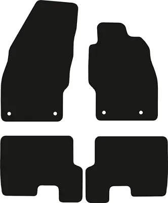 Vauxhall Corsa D & E 2007 To 2019 Tailored Black Car Floor Mats 4 Piece Set • $15.82