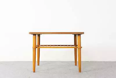 Danish Mid-Century Teak & Beech Side Table - (324-167.6) • $645