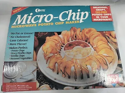 K-TEL Micro-Chip Microwave Potato Chip Maker (Open Box) + Instructional Booklet • $5.49