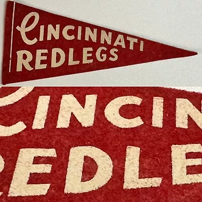 Vintage Cincinnati Reds Legs 2.5x5.75 Ohio Mini Pennant MLB Baseball • $19.95