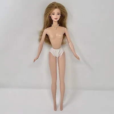 Millennium Wedding Barbie Redhead Blue Eyes Mackie Face Nude Doll Only For OOAK • $20